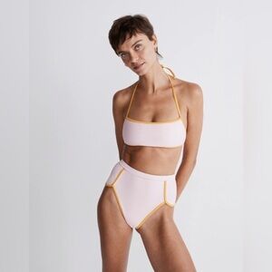Madewell x OOKIOH Calabria Bikini Top in Shell